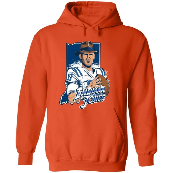 Indiana Jones Daniel Jones Indianapolis Colts Cartoon Hoodie - Image 6