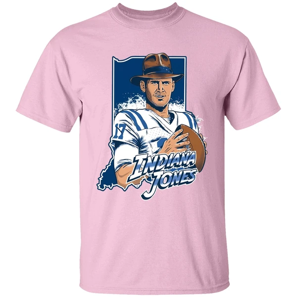 Indiana Jones Daniel Jones Indianapolis Colts Cartoon Shirt - Image 2