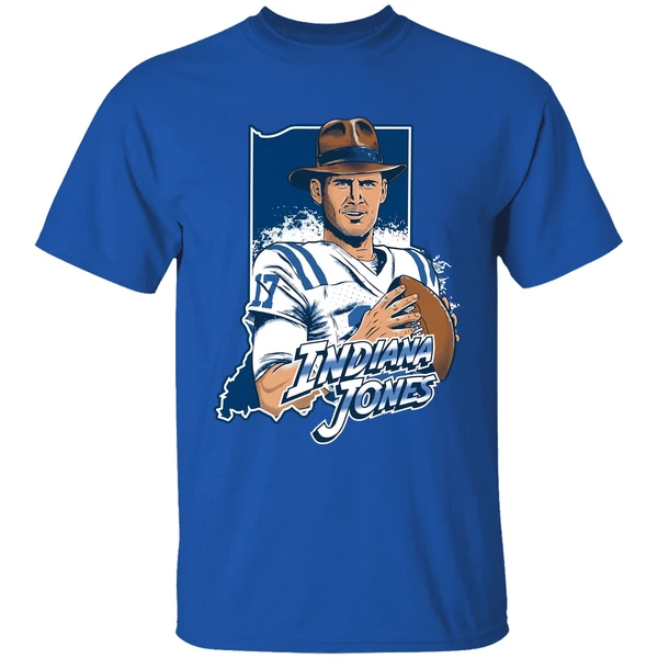 Indiana Jones Daniel Jones Indianapolis Colts Cartoon Shirt - Image 5