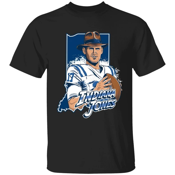 Indiana Jones Daniel Jones Indianapolis Colts Cartoon Shirt - Image 7