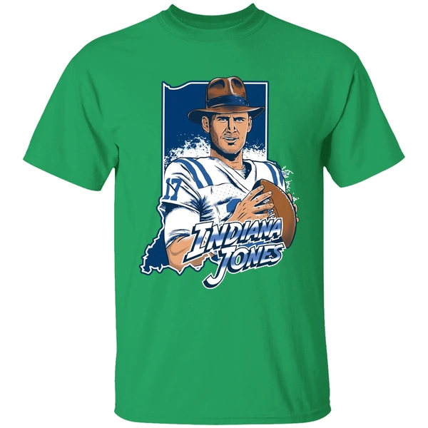 Indiana Jones Daniel Jones Indianapolis Colts Cartoon Shirt - Image 8