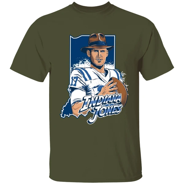Indiana Jones Daniel Jones Indianapolis Colts Cartoon Shirt - Image 9