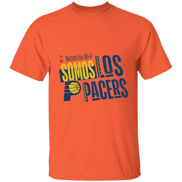 indiana pacers somos los pacers nba hispanic heritage shirt orange