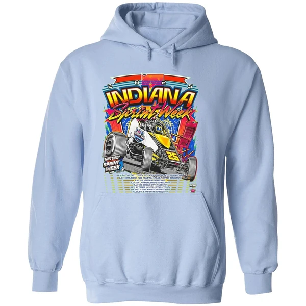 Indiana Sprint Week 2025 Sprint Week Hoodie - Image 4