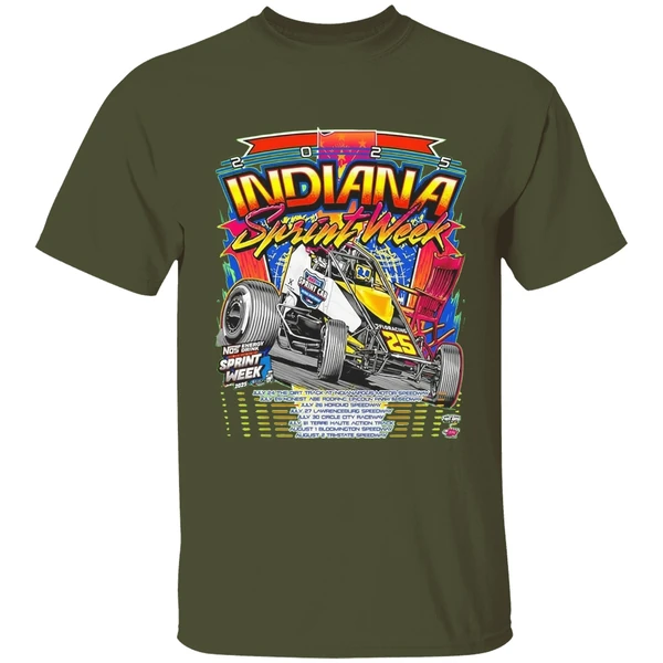 Indiana Sprint Week 2025 Sprint Week Shirt - Image 4