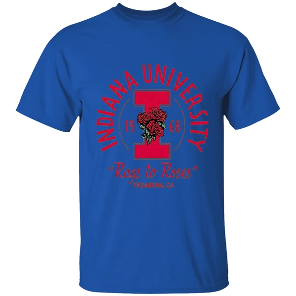 Indiana University 1968 Rags To Roses Pasadena Ca Shirt - Image 8