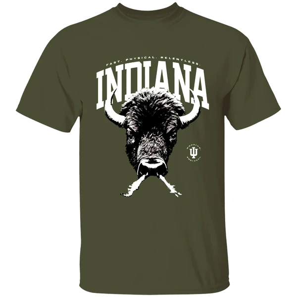 Indiana University Football Bison Relentless Shirt - Image 3