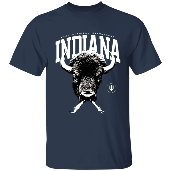 Indiana University Football Bison Relentless Shirt - Image 4