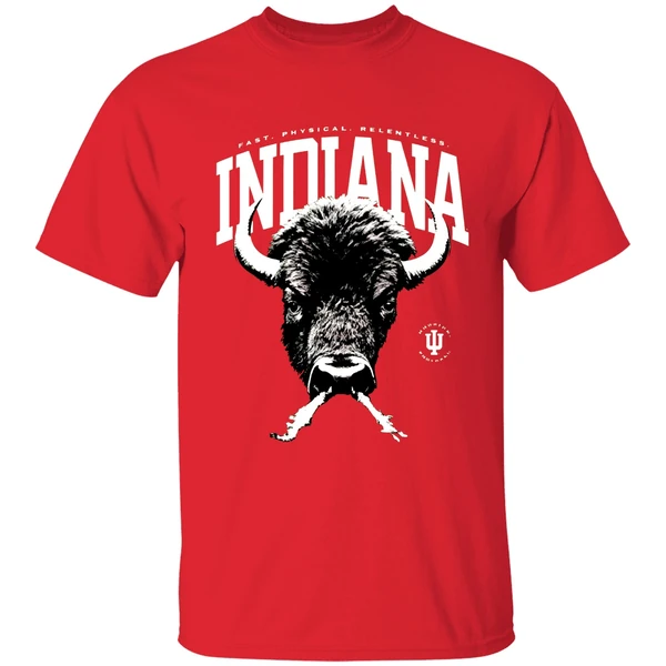 Indiana University Football Bison Relentless Shirt - Image 6
