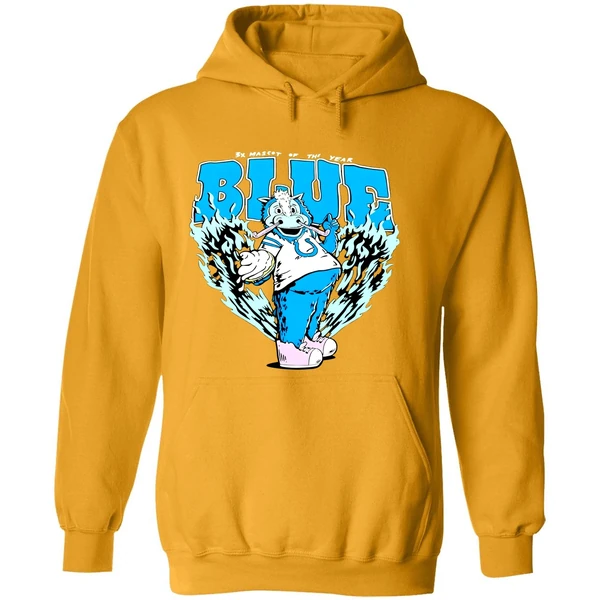 Indianapolis Colts 3x Mascot Of The Year Blue Hoodie