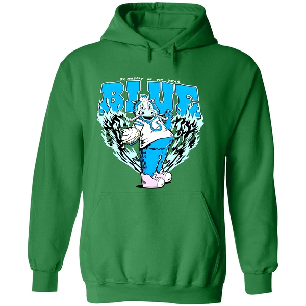 Indianapolis Colts 3x Mascot Of The Year Blue Hoodie - Image 2