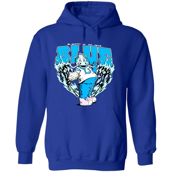 Indianapolis Colts 3x Mascot Of The Year Blue Hoodie - Image 7
