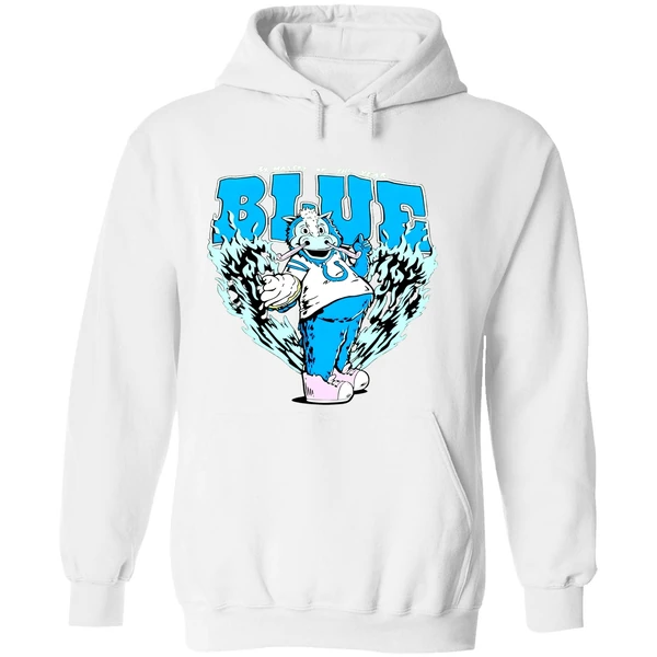 Indianapolis Colts 3x Mascot Of The Year Blue Hoodie - Image 8