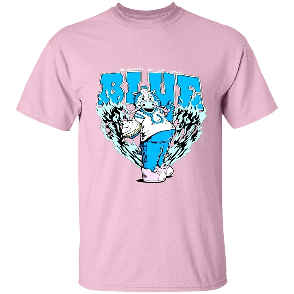 Indianapolis Colts 3x Mascot Of The Year Blue Shirt - Image 2