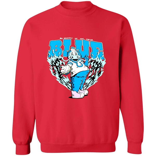 Indianapolis Colts 3x Mascot Of The Year Blue Sweatshirt