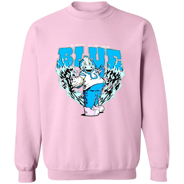 Indianapolis Colts 3x Mascot Of The Year Blue Sweatshirt - Image 5
