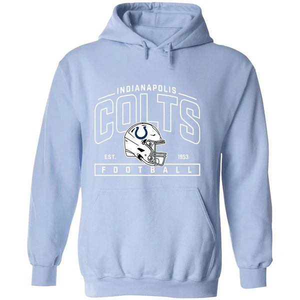 Indianapolis Colts Est 1953 Football Athletic Banner Hoodie - Image 4