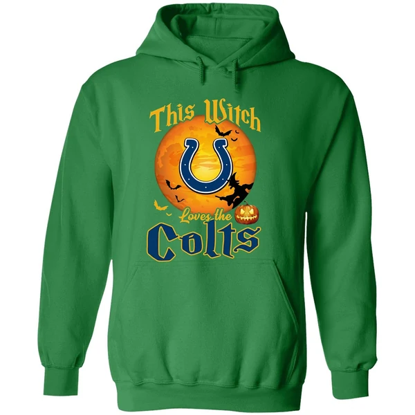 Indianapolis Colts Halloween Witch Hoodie - Image 2
