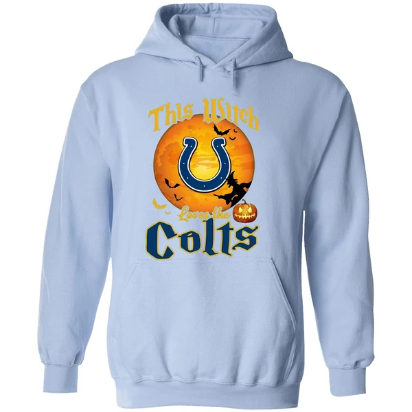 Indianapolis Colts Halloween Witch Hoodie - Image 4