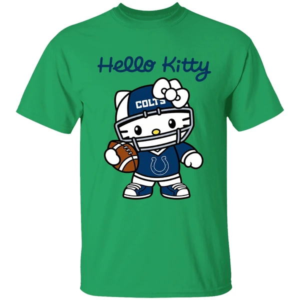 Indianapolis Colts Hello Kitty Shirt - Image 2