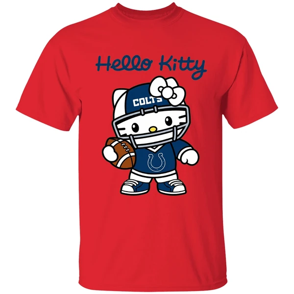 Indianapolis Colts Hello Kitty Shirt - Image 7