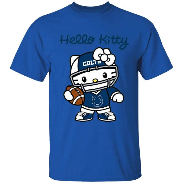 Indianapolis Colts Hello Kitty Shirt - Image 8