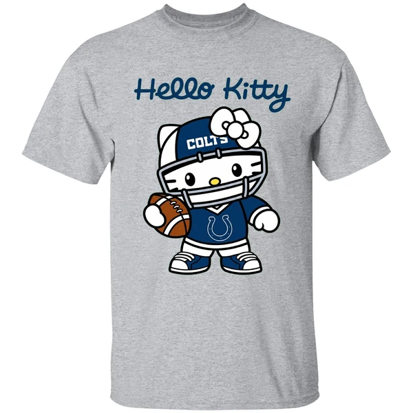 Indianapolis Colts Hello Kitty Shirt - Image 9
