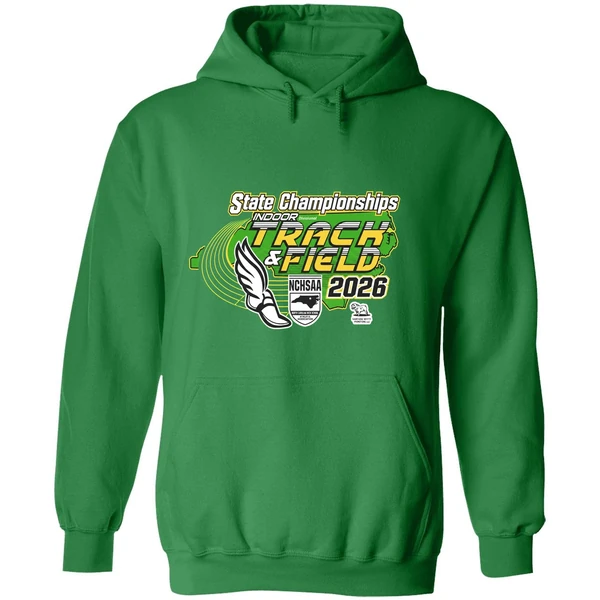 Indoor Track And Field States Nchsaa 2026 State Championships Hoodie - Image 2