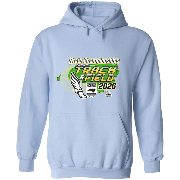 Indoor Track And Field States Nchsaa 2026 State Championships Hoodie - Image 4