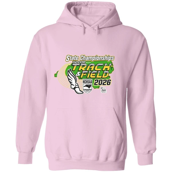 Indoor Track And Field States Nchsaa 2026 State Championships Hoodie - Image 5