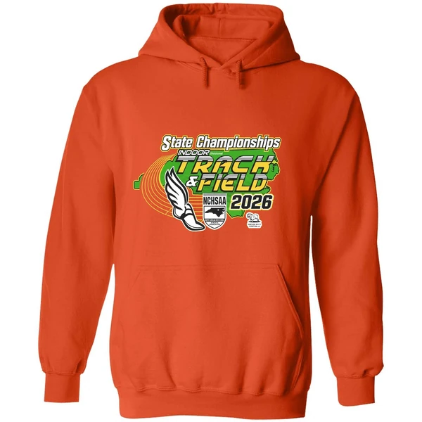 Indoor Track And Field States Nchsaa 2026 State Championships Hoodie - Image 6