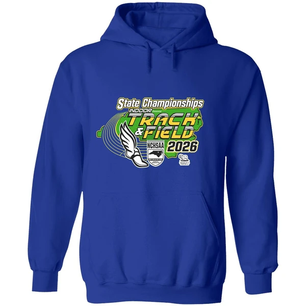 Indoor Track And Field States Nchsaa 2026 State Championships Hoodie - Image 7