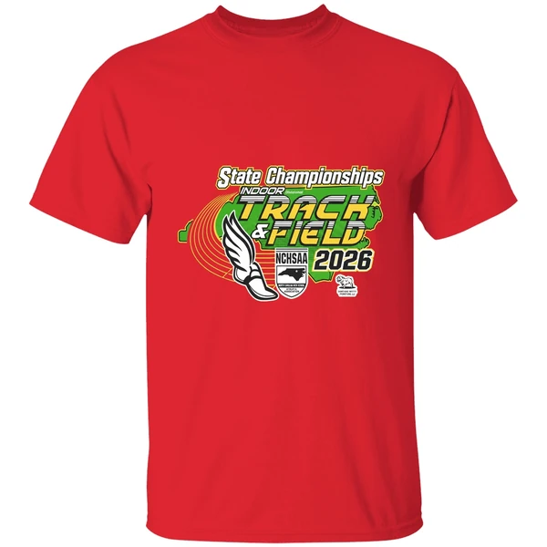 Indoor Track And Field States Nchsaa 2026 State Championships Shirt - Image 4