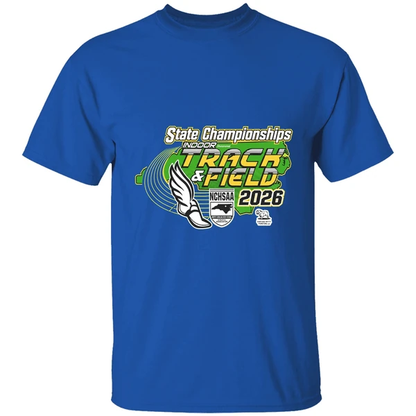 indoor track and field states nchsaa 2026 state championships shirt royalblue
