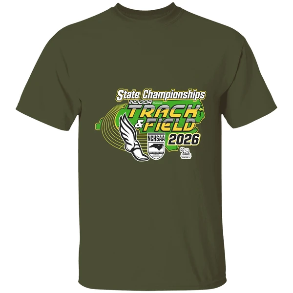 Indoor Track And Field States Nchsaa 2026 State Championships Shirt - Image 9