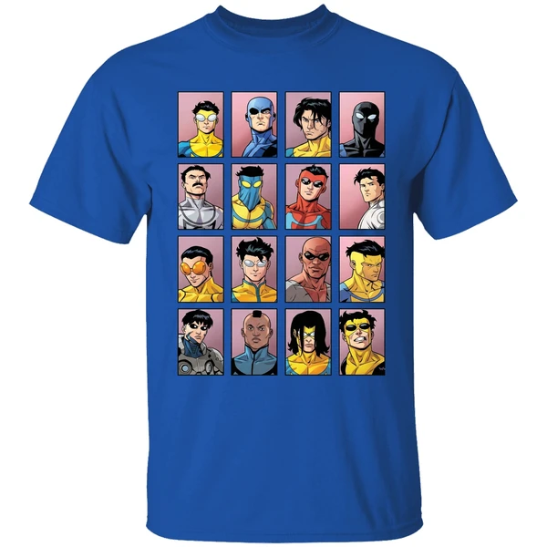 invincible variants shirt royalblue