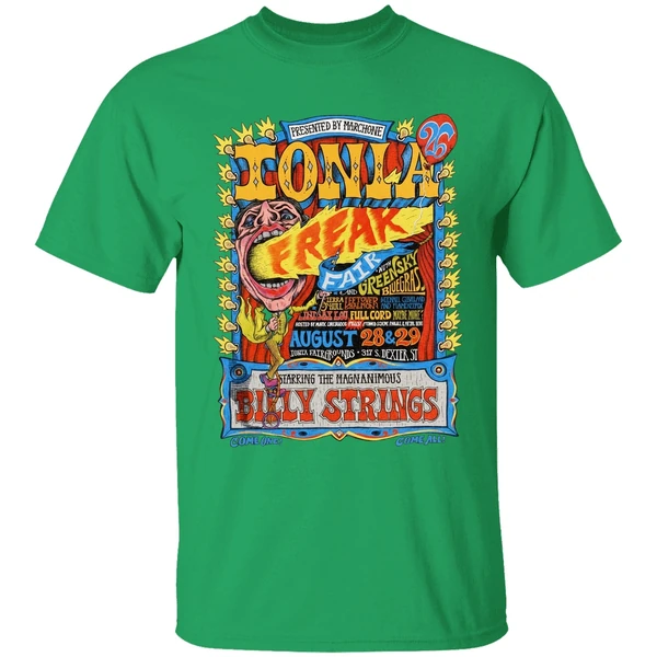 Ionia Freak Fair 2026 Event Tee With Full Lineup Starring Billy Strings Shirt - Image 2