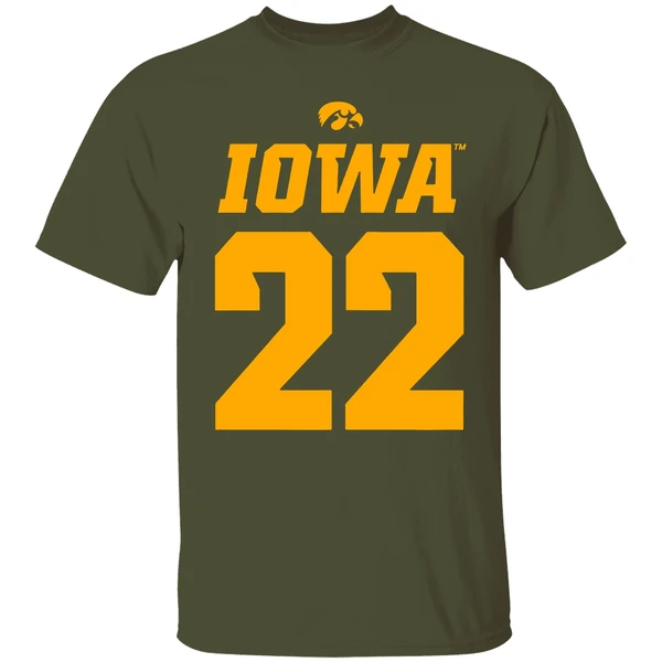 Iowa 22 Caitlin Clark Iowa Womens Basketball Shirt - Image 3