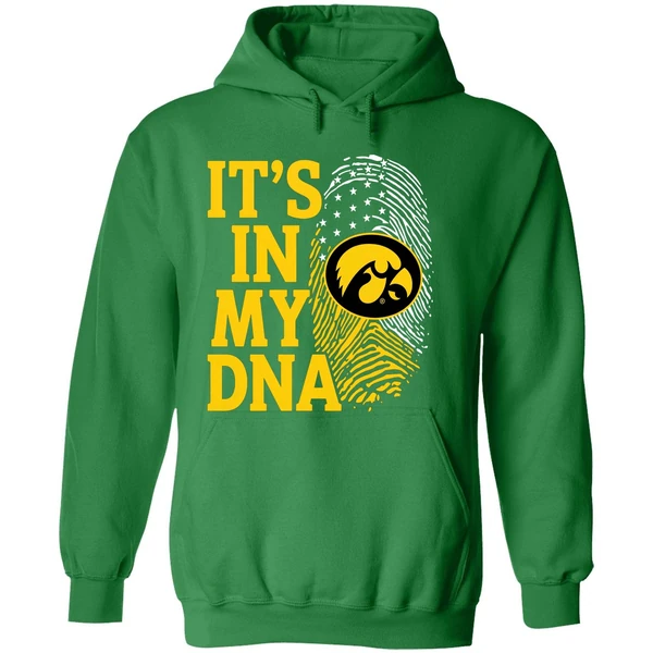 Iowa Hawkeyes Football 2023 It S In My Dna Hoodie - Image 2