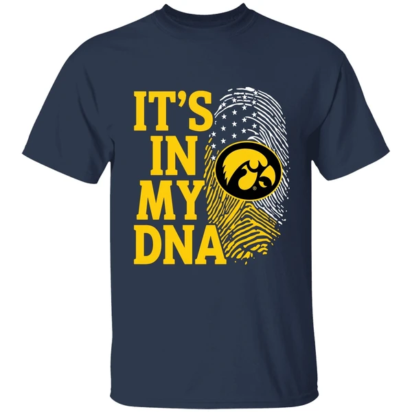 iowa hawkeyes football 2023 it s in my dna shirt navy