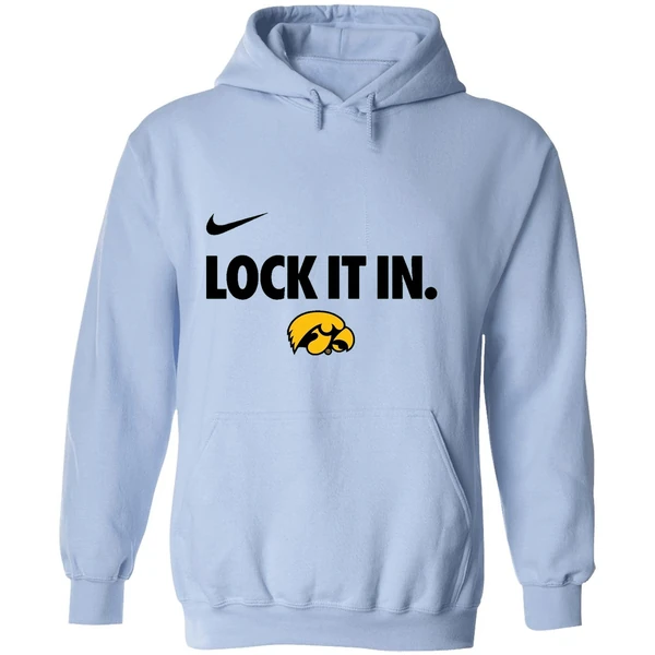 Iowa Hawkeyes Lock It In 2026 On Court Bench Hoodie - Image 4