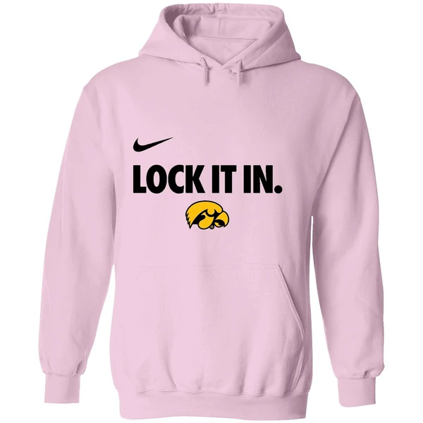 Iowa Hawkeyes Lock It In 2026 On Court Bench Hoodie - Image 5
