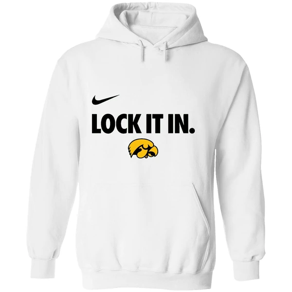 Iowa Hawkeyes Lock It In 2026 On Court Bench Hoodie - Image 8