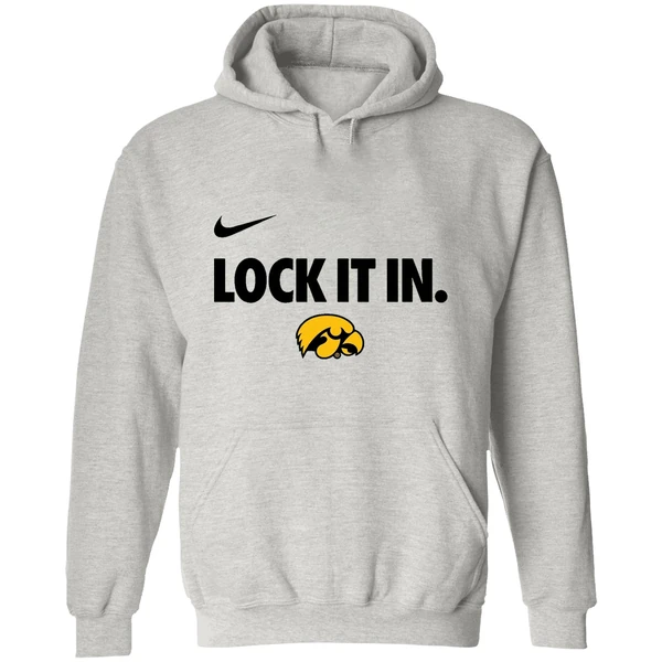 Iowa Hawkeyes Lock It In 2026 On Court Bench Hoodie - Image 9