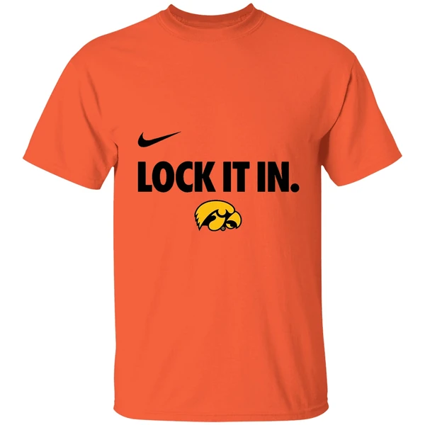 Iowa Hawkeyes Lock It In 2026 On Court Bench Shirt - Image 3