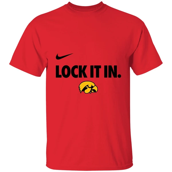 Iowa Hawkeyes Lock It In 2026 On Court Bench Shirt - Image 4