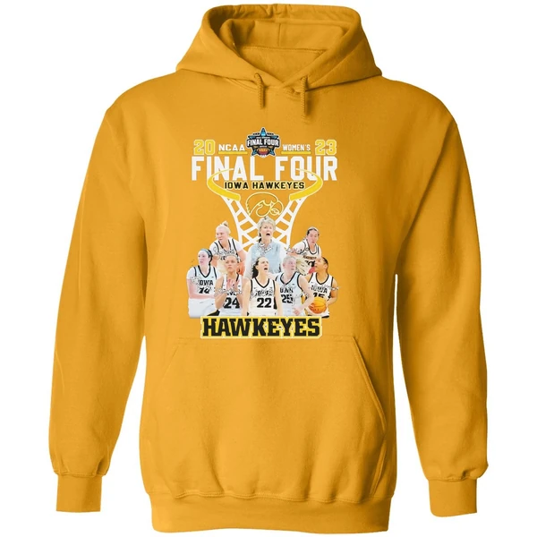Iowa Hawkeyes Ncaa Womens Basketball Final Four Signatures Hoodie