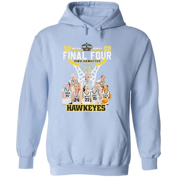 Iowa Hawkeyes Ncaa Womens Basketball Final Four Signatures Hoodie - Image 4