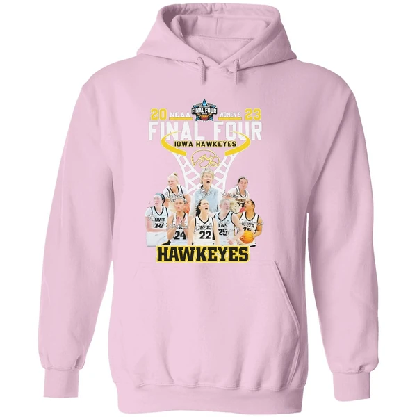 Iowa Hawkeyes Ncaa Womens Basketball Final Four Signatures Hoodie - Image 5