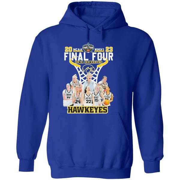 Iowa Hawkeyes Ncaa Womens Basketball Final Four Signatures Hoodie - Image 7